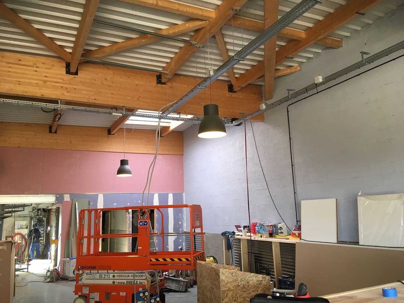 local en travaux